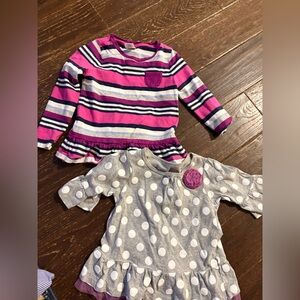 Carter's Pink and Navy Striped Toddler Top